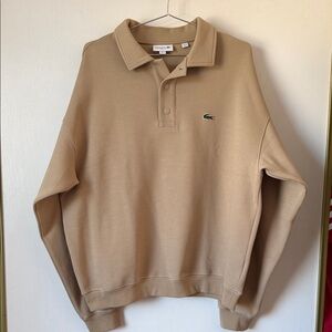 Lacoste Tan Polo Sweatshirt